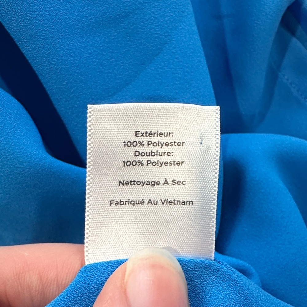 Blue Talbots Flare Dress - Picture 3 of 3